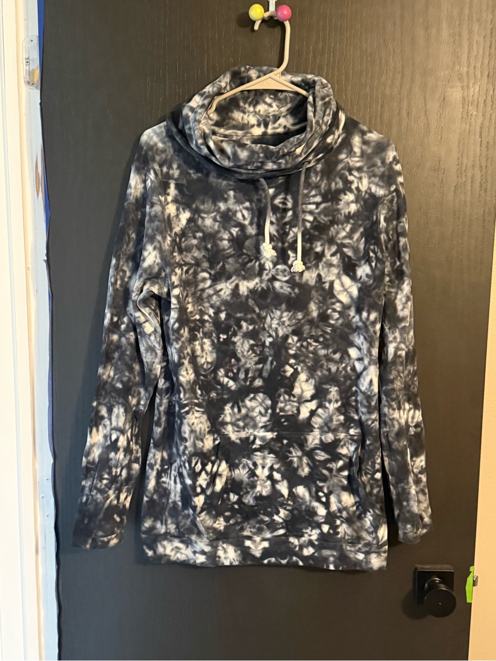 Lily & Lottie Tie-dye Cowl Neck Pullover